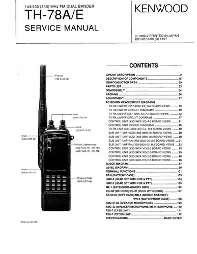 Service manuel instructions - service,